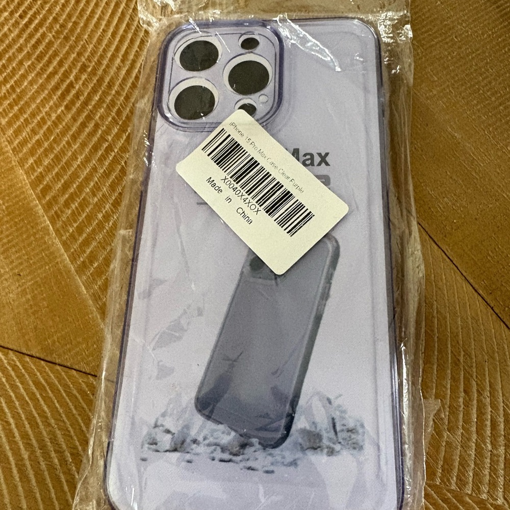 Purple Phone Case for iPhone 15 ProMax
